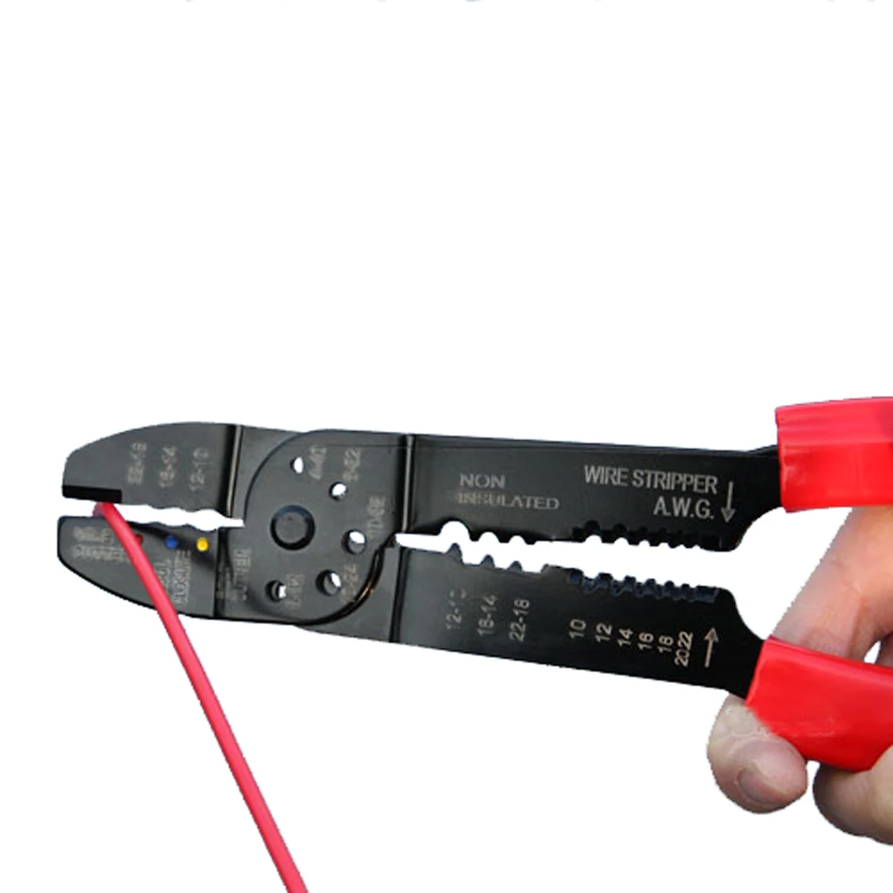 

Multi-function Auto Wire Cable Terminals Crimping Cutter Crimper Stripper Plier