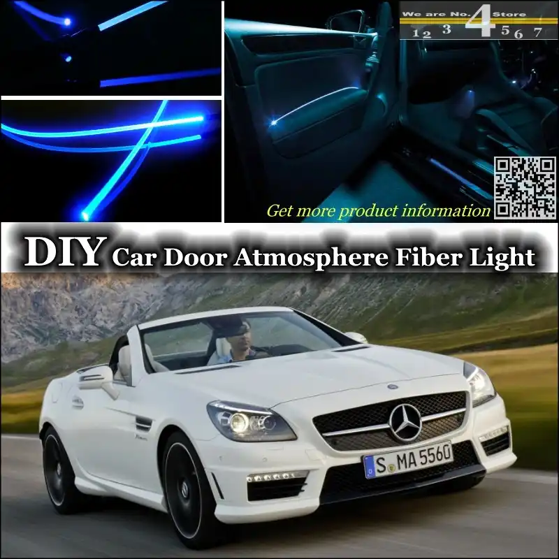 For Mercedes Benz Slk Mb R170 R171 R172 Interior Ambient Light Tuning Atmosphere Fiber Optic Band Lights Door Panel Tuning