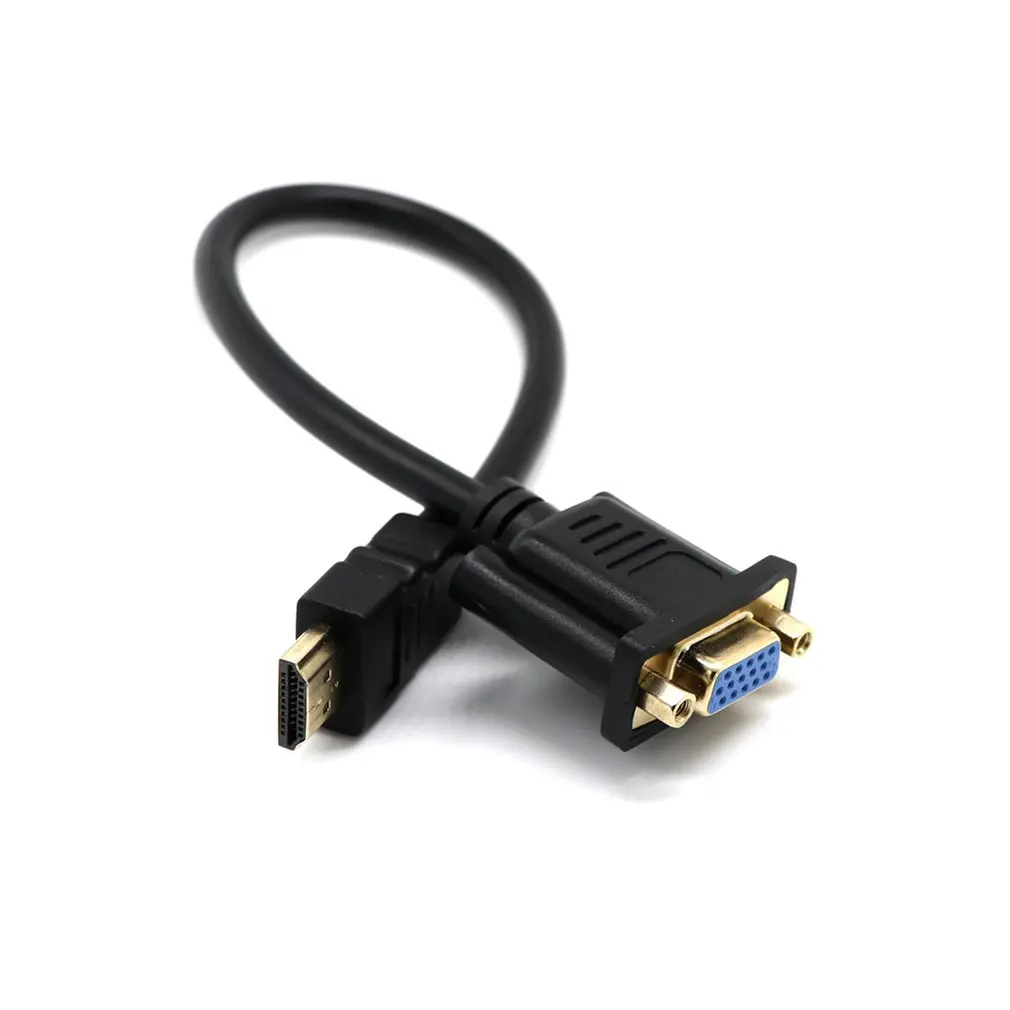 Кабель преобразователь HDMI VGA для ПК ноутбука планшета 0 3 м адаптер высокого
