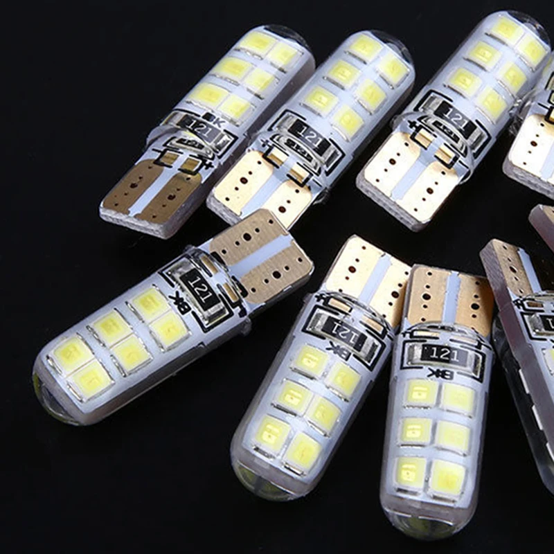 10Pcs/lots T10 2835 LED Canbus Super Bright Car Width Light Lamp Bulb White
