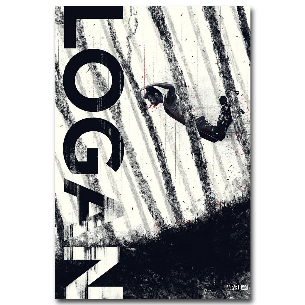 Logan Art Шелковый тканевый постер с принтом 13x20 24x36 дюймов Кино картина для гостиной