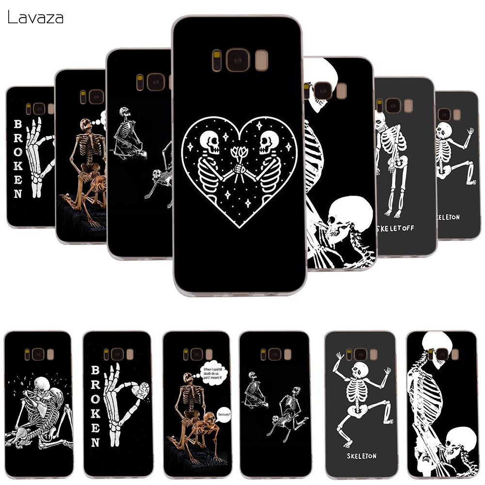 

YIMAOC Skeletoff skeleton after life Soft Silicone Phone Case for Samsung Galaxy A10 A30 A40 A50 A70 M10 M20 M30 TPU Cover