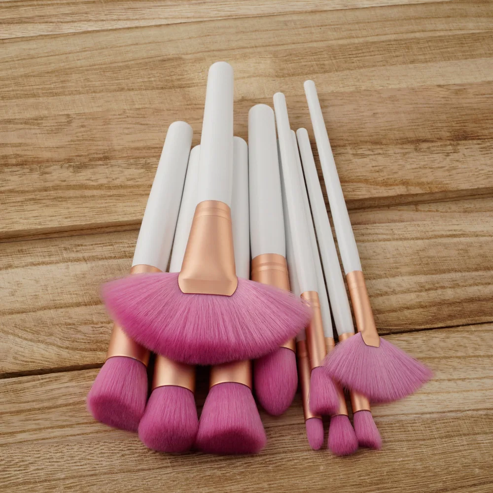 

Vander 10Pcs Makeup Brushes Set For Beauty Makeup Cosmetic Contour Blending Foundation Powder Concealer Maquiagem