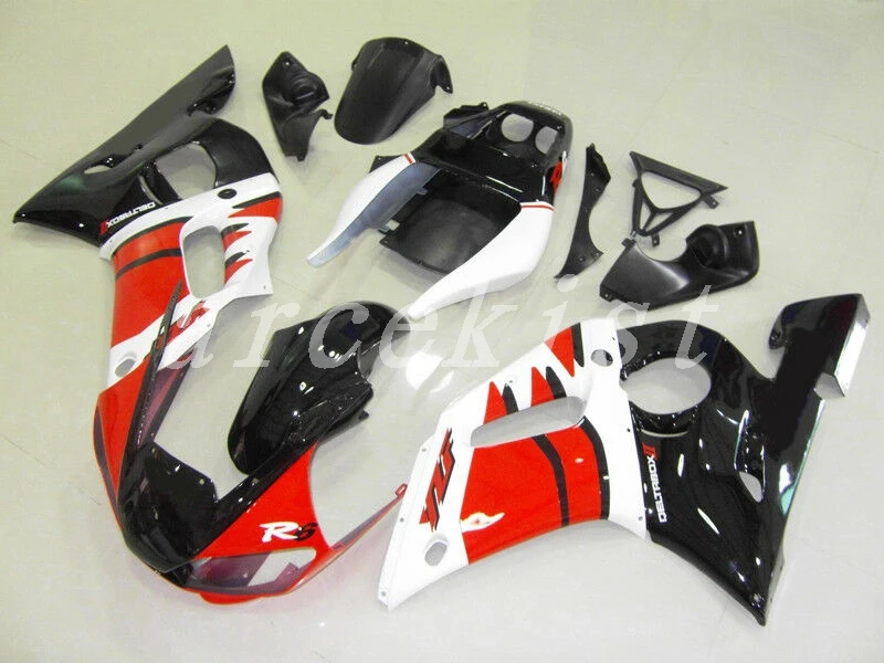 Обтекатели Наборы подходит для Yamaha YZF 600 R6 98 99 00 01 02 YZF-R6 1998-2002 мотоциклетный обтекатель abs комплект капот Красный, черный, белый