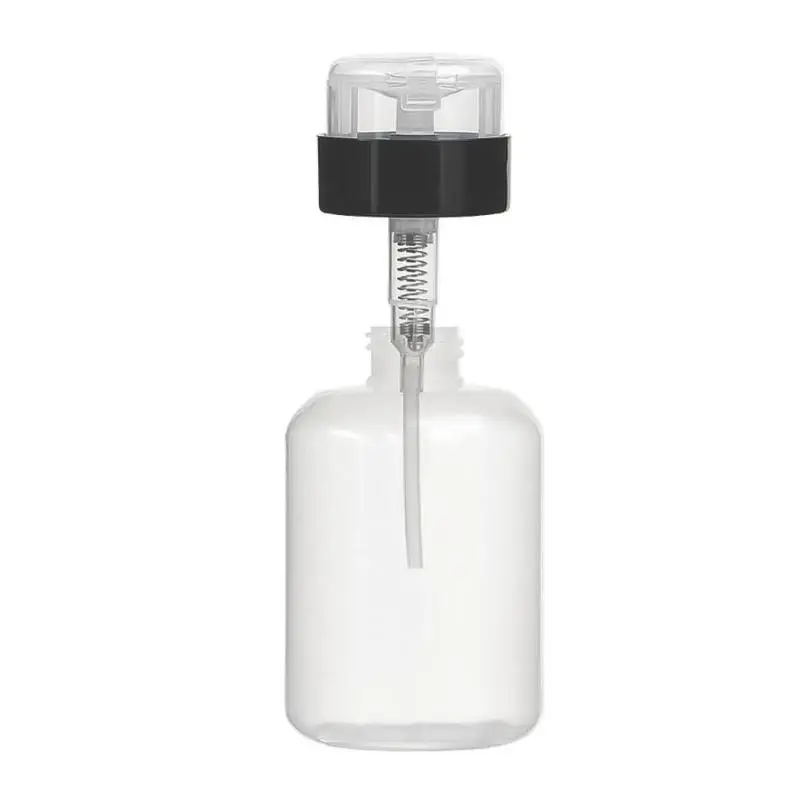 210 мл Пустой дозатор жидкого УФ-геля лак для ногтей многоразовая бутылка для очистки ацетона очищающее средство для снятия бутылки инструменты для дизайна ногтей