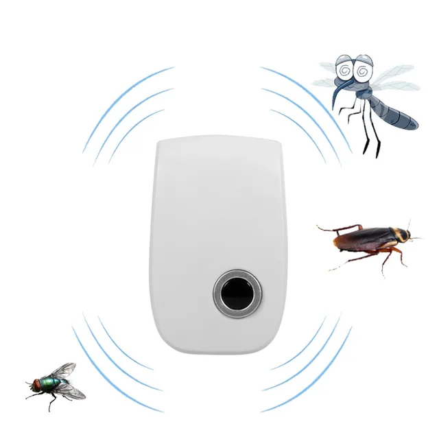 Electronic Ultrasonic Mosquito Repeller Anti Pest Bug Mosquito Cockroach Mouse Rat Killer Repeller Indoor EU Plug