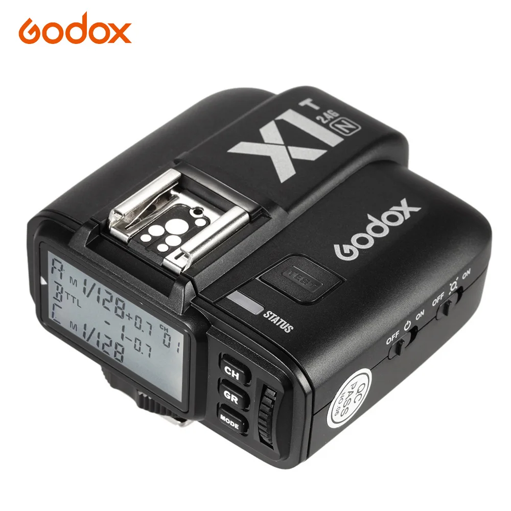 

Godox X1T-N TTL 2.4G Wireless Flash Trigger Transmitter for Nikon DSLR Cameras
