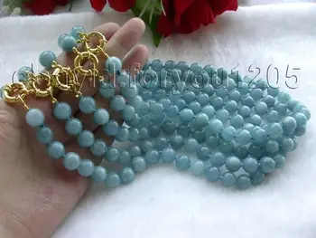 

wholesale 5pieces 18" Genuine Natural 10mm Round Necklace!