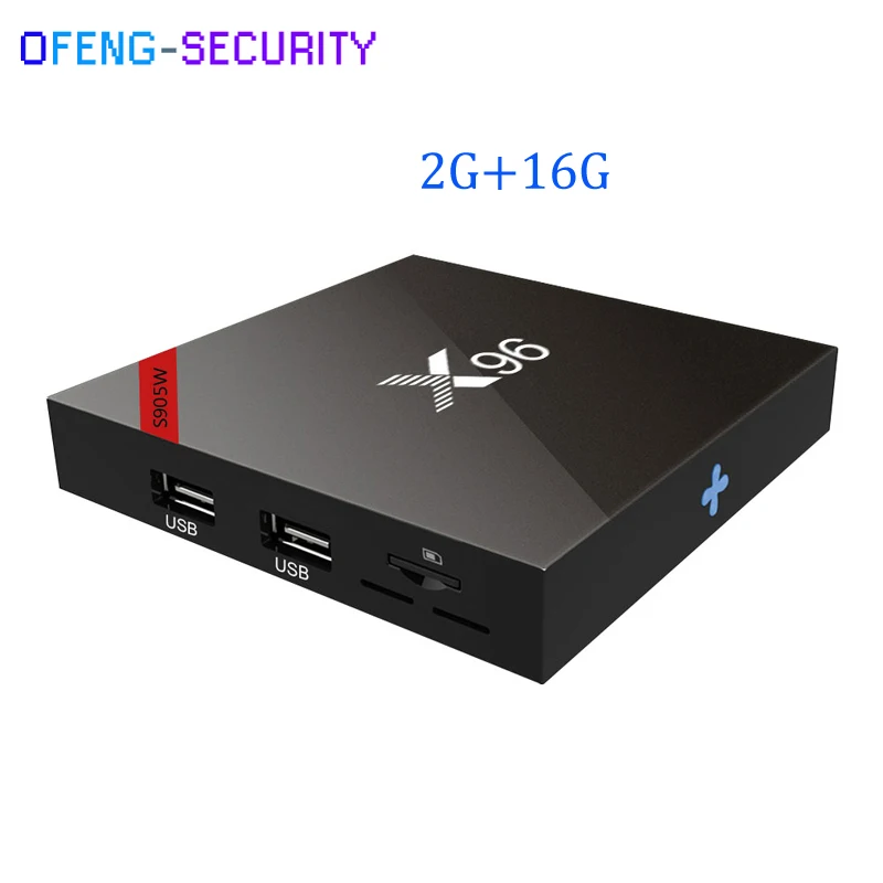  X96W Smart tv box android 7.1 2GB RAM 16GB ROM Amlogic S905W Quad Core H.265 4K 2.4GHz WiFi Media P