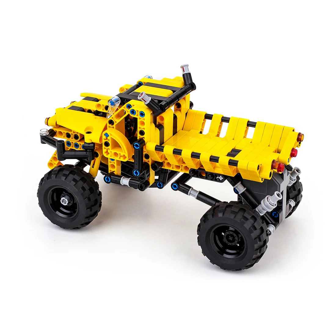 

Challenger Children Small Particle Insert Building Block Educational Toy Pull Back Car