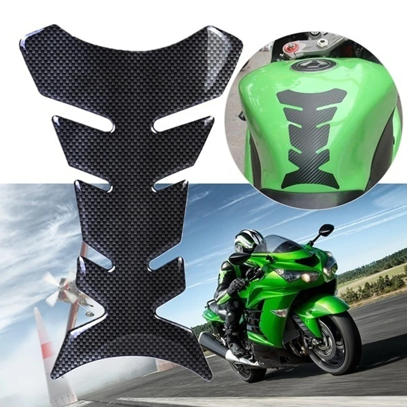 

Universal Carbon fiber motorcycle fuel tank sticker Motor vehicle street cars Fish Bone Paste Motorcycle Tank Protector Sticker