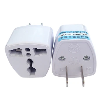 

High Quality Travel Charger AC Electrical Power UK/AU/EU To US Plug Adapter Converter USA Power Plug Adaptador Connector 100pcs