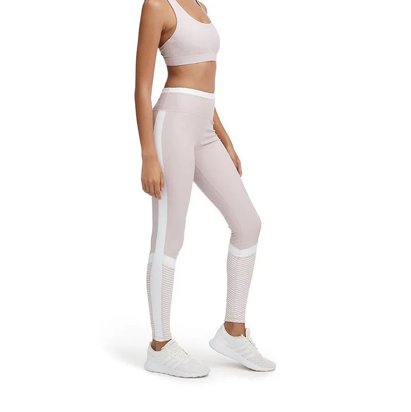 

Women's Assorted Pink Colors Yoga Leggings Digital Printing High Waist Sports Fitness Pants Breathable Gym Running Leggings