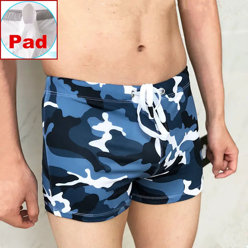 

Push Up Mens Swim Trunks Camouflage Print Swimwear Men Swimming Boxers Briefs Sexy Gay Swimsuit Shorts Beach Bathing wear sungas