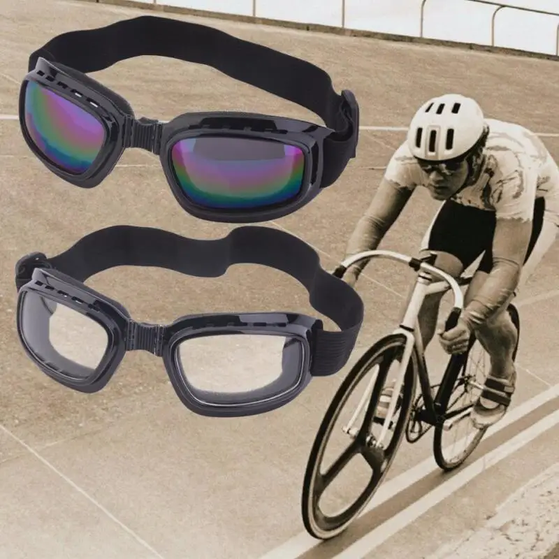 Bicycle Cycling Safety Foldable Windproof Goggles Anti Fog Sun