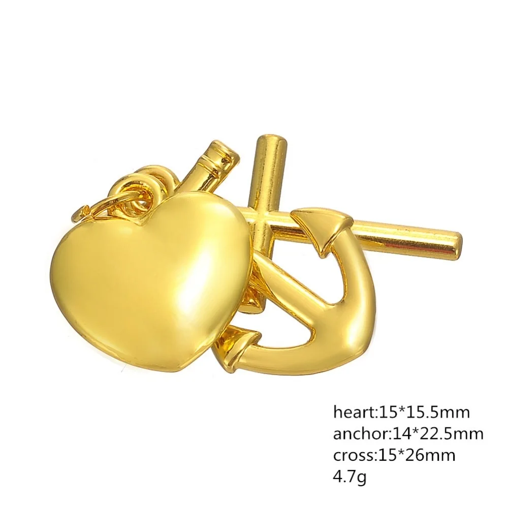 10 шт. посеребренные подвески в форме сердца Креста якоря|floating heart|heart cross pendantanchor