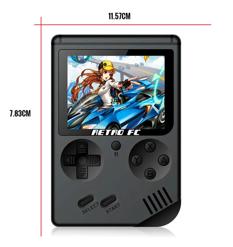 Coolbaby RS-6A Retro Portable Mini Handheld Video Game Console Gameboy 8-Bit LCD Kids Color TV Game Player Built-in 168 Games