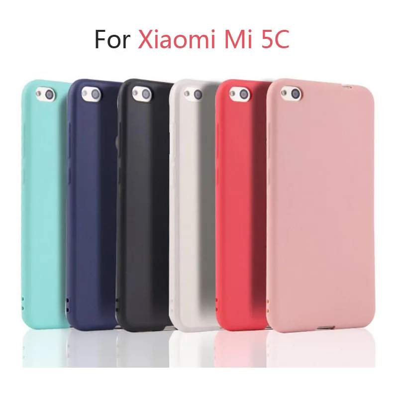 

Xiaomi Mi 5C Mi5C Ultra-thin Matte TPU Solid color Cover Case For Xiaomi Mi5c Mi 5C Back Cover Protect Skin Silicon case