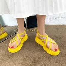 2019 Summer Transparent Open Toe Platform Shoes Female Sandals Sexy Hollow Out Women Casual Shoes Ladies Flats Beach Sandals цена 2019 Summer Transparent Open Toe Platform Shoes Female Sandals Sexy Hollow Out Women Casual Shoes Ladies Flats Beach Sandals цены онлайн