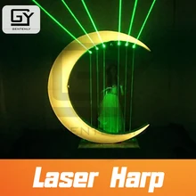 Laser Escape Game Prop Spelen Harp Ritme Sensor Puzzel Touch Snaren Met Sequence Echte Leven Echappement Kit Muzieknoot Riddl