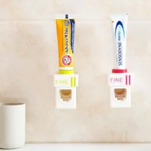 1 шт. креативная автоматическая Зубная паста для ленивых Диспенсер пластиковый пресс для зубной пасты держатель для ванной полки NP 001