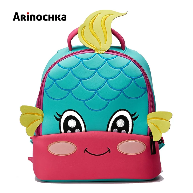 

Lovely Little Kids Mermaid School Bag Zoo Animal Backpack Cartoon Unicorn Toddler Small Baby Bag Beautiful Butterfly for Girls
