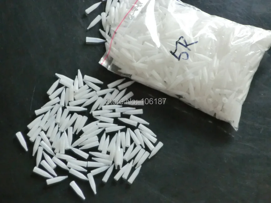 

5 Round Permanent Makeup Needles Tips Nozzles 5R Plastic Disposable Tattoo Eyebrow tips Nozzles Cosmetic Supply 1000Pcs