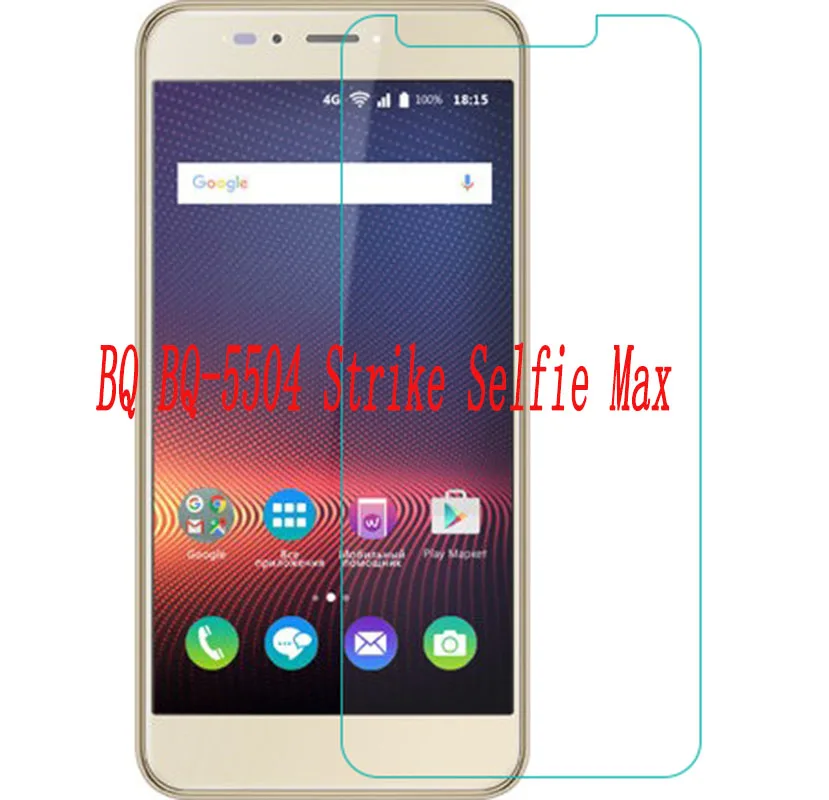 

NEW Screen Protector phone For BQ BQ-5504 Strike Selfie Max 5504 phone Tempered Glass SmartPhone Film Protective Screen Cover