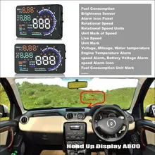 Специальный Автомобиль HUD Head Up display для Renault Duster-отражает вашу информацию о автомобиле на лобовое стекло, чтобы избежать превышения скорости