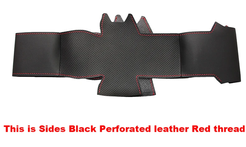 Mewant-Black-Artificial-Leather-Car-Steering-Wheel-Cover-for-Peugeot-307-7