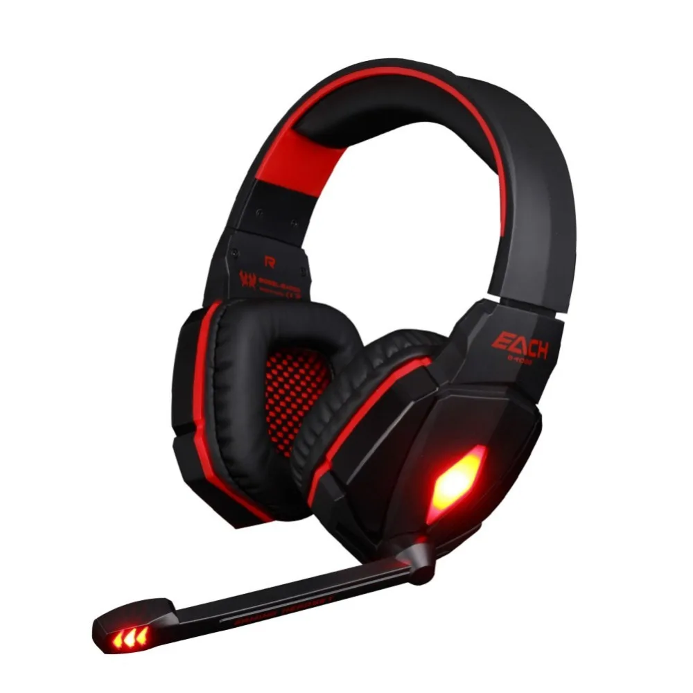 Gaming Headset Professional Over Ear Stereo 3 5mm Plug Gaming Headphone With Mic Soft cushion head pad and ear pad