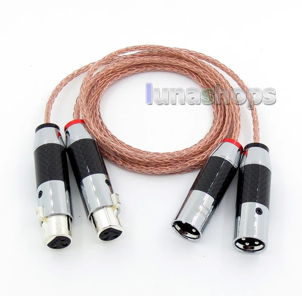 

1.2m Acrolink FP-9133AG 8 Cores XLR 3 Pins Male to Female Speaker Hifi Cable (AG)(A+C)(CU) LN005774