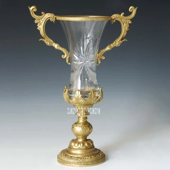 

Wedding Decorations Party Celebration Candy Tray Crystal Cup Sculptures Bronze Ornament Crafts Statue Modern Home GP-005