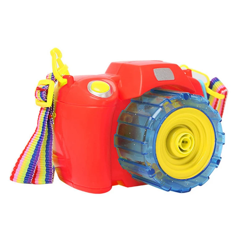 

Camera-Shape Full Automatic Bubble Machine Children Toy For Boys Girls Safe And Durable Bubbles With Lighting And Music
