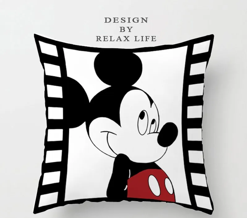 Подушка с Микки Маусом coussin minnie cojines del Mickey cuscino minnie mickey oreiller cute - Цвет: C 45X45Cm Unstuffed