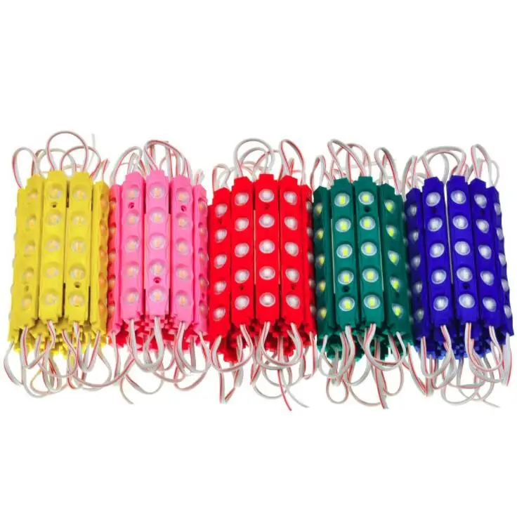 

DC 12V 5Leds SMD 5730 5630 Led Module Lights Super Bright White/Warm White/Red/Blue/Green Led Modules Lighting