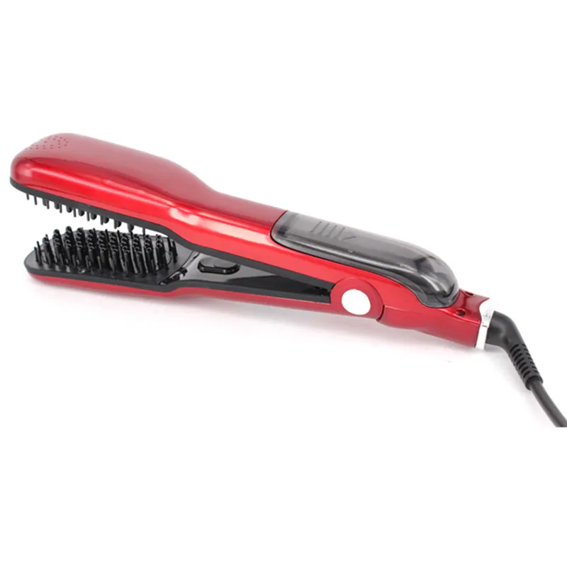 New arrive high quality steam hair straightener brush digital hair iron steam hair straightening brush цена New arrive high quality steam hair straightener brush digital hair iron steam hair straightening brush цены онлайн