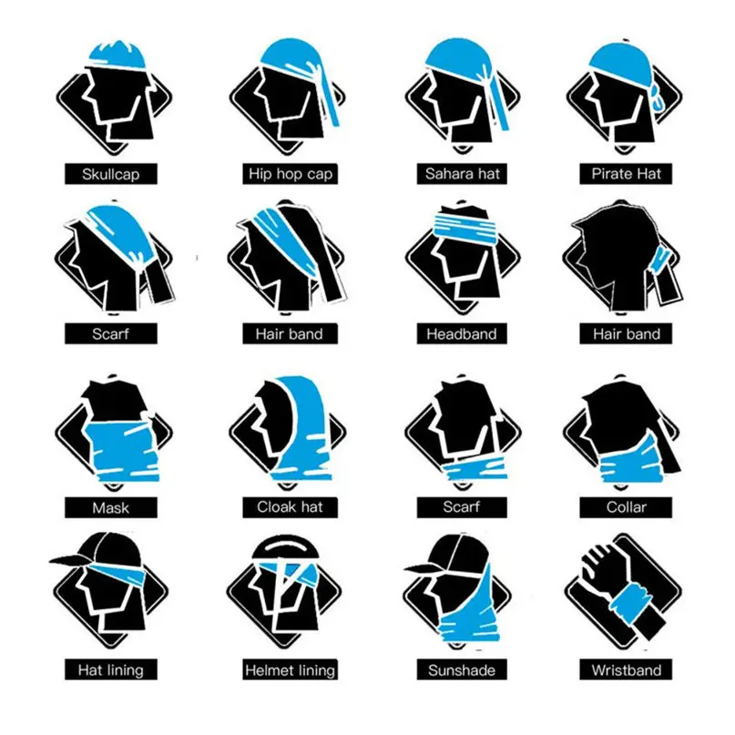 Unisex Characteristic Printing Ski Cycling Snowboard Scarf Neck Warmer Face Mask Balaclava Bandana Bike Mask Free Shipping #3j#F (18)