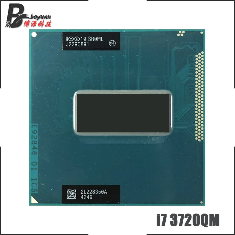 Intel Core i7-3720QM i7 3720QM SR0ML 2,6 GHz четырехъядерный Восьмиядерный процессор Процессор 6M 45W Socket G2/rPGA988B