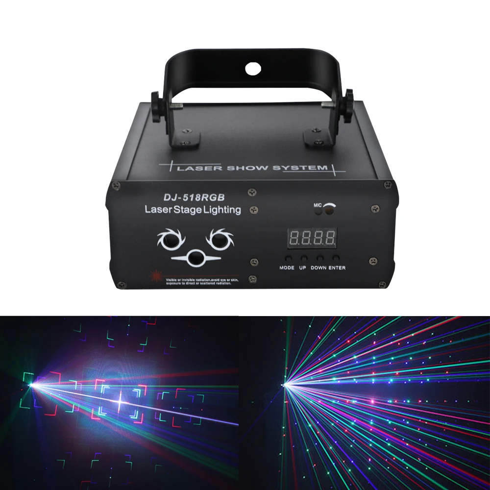 DMX RGB DJ лазерсветильник свет 2D высокая яркость светильник вечерние диско