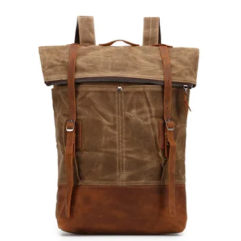 

Large Capacity Waterproof Canvas backpack College Shoulder Bags Male Travel Backpacks