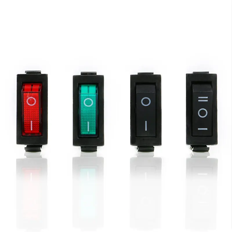 KCD3 Rocker Switch ON-OFF 2 Position 3 Pin Electrical equipment With Light Power Switch 16A 250VAC 20A 125VAC (6)