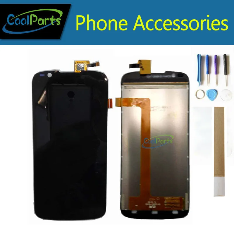 

1PC/Lot High Quality For Fly IQ4413 LCD Display Screen +Touch Screen Digitizer Assembly Replacement Part Black Color +Tape&Tool