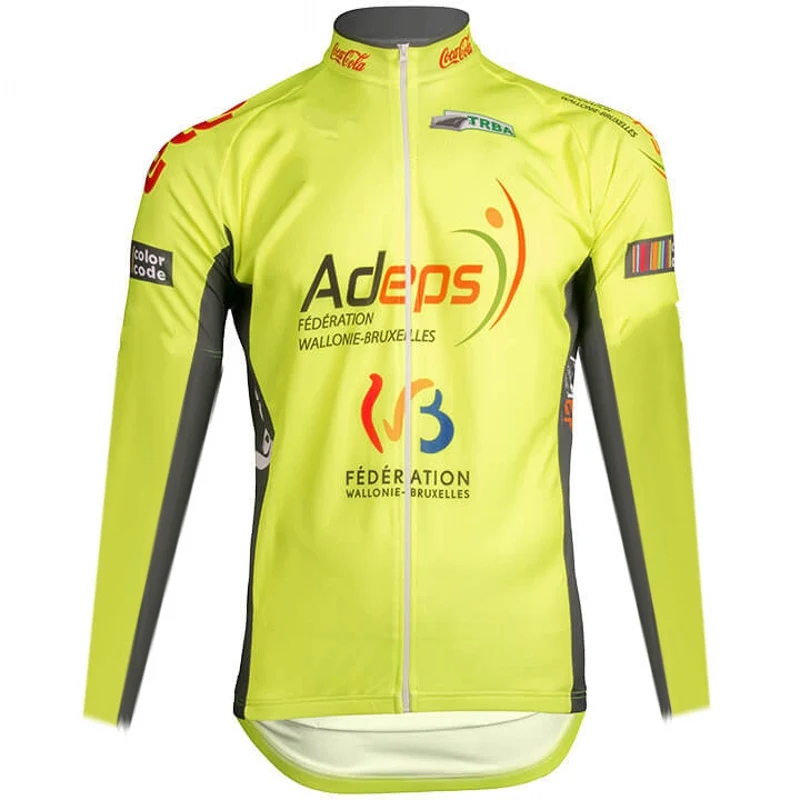 

2019 pro team wallonie bruxelles winter fleece cycling jerseys Bicycle maillot warmer MTB quick dry bike cloth Ropa ciclismo