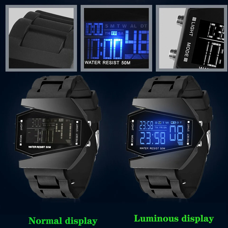 Children Safety Wristbands Boy Waterproof clock Men Women Fashion Luminous Electronic Student movement Wrist Watches Gift Hot Sa