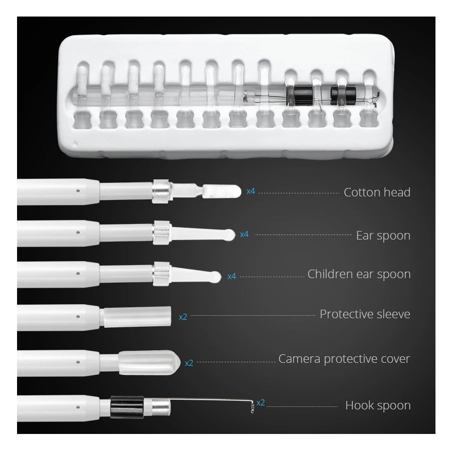 KERUI 720P HD Multipurpose Otoscope USB WiFi Endoscope Borescope Ear Picker Cleaner Mini Camera Support PC MAC Android IOS Phone KERUI 720P HD Multipurpose Otoscope USB WiFi Endoscope Borescope Ear Picker Cleaner Mini Camera Support PC MAC Android IOS Phone
