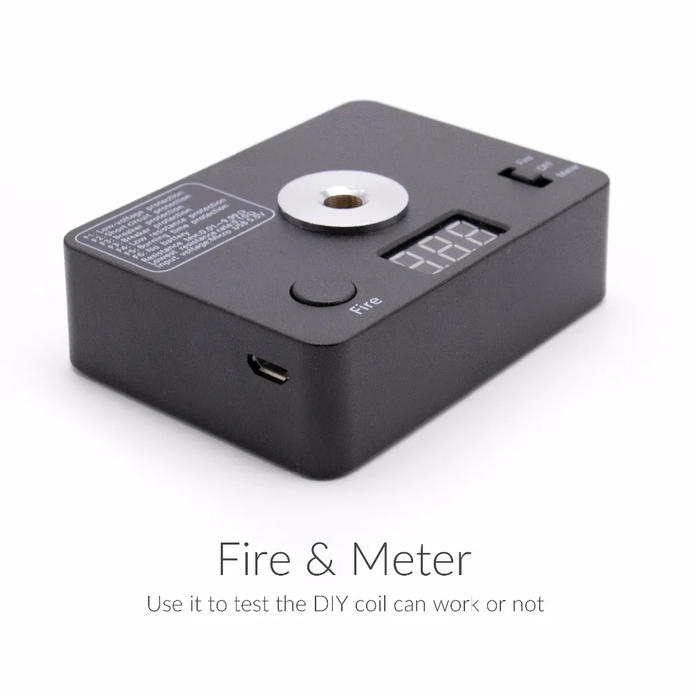 Volcanee тестер сопротивления Ом считыватель светодиодный провод катушки DIY