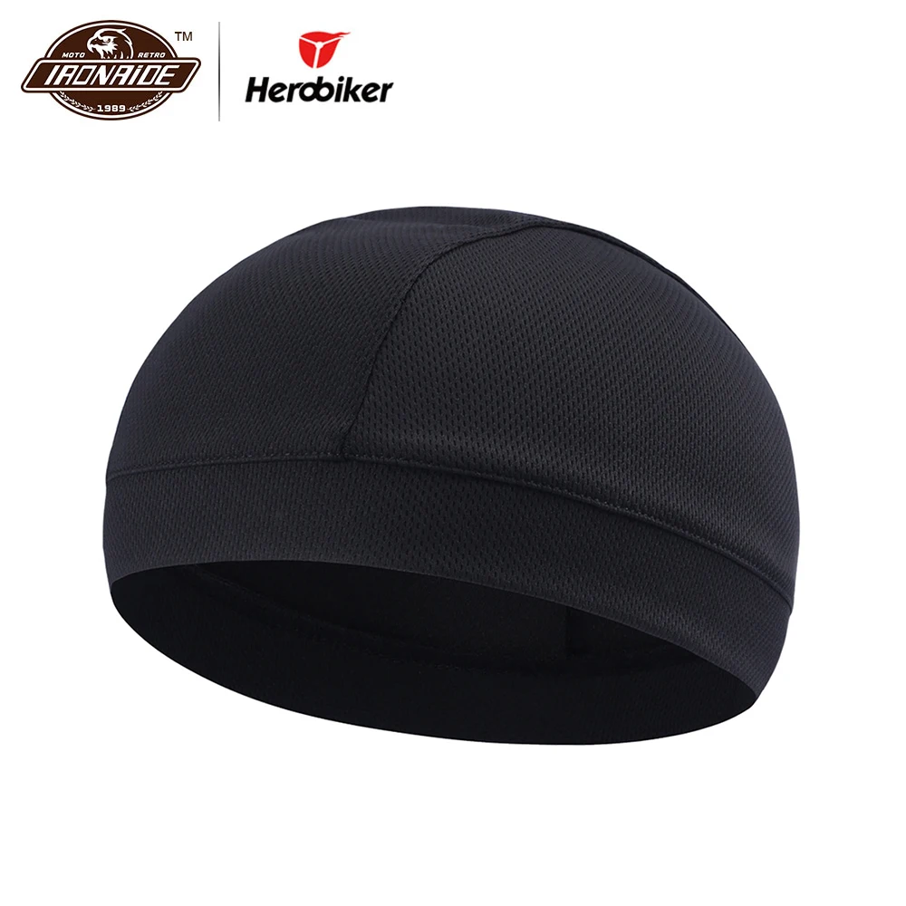 

HEROBIKER Motorcycle Under Helmet Liner Hat Face Mask Men Women Breathable Quick Drying Moisture Wicking Helmet Skull Cap Beanie