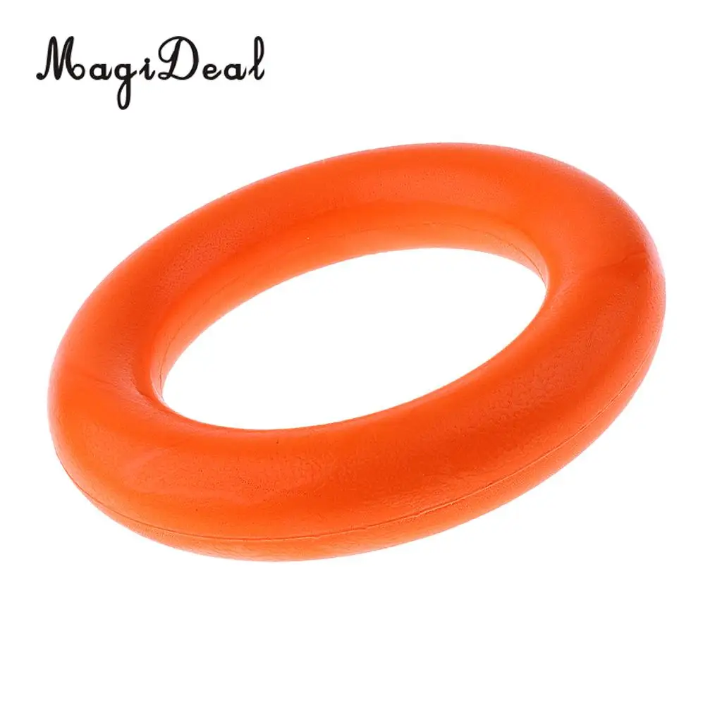 MagiDeal Rubber Round Floating Ring Float Buoy for Water Sports Sailing Boating Swimming Life Saving Rope Cord