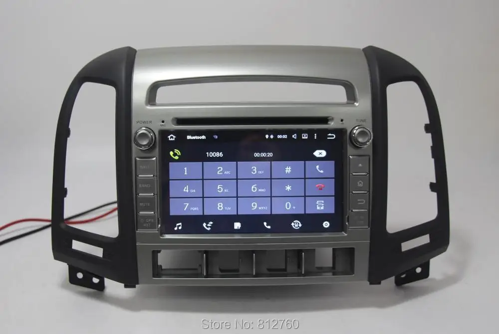 Clearance 1024*600 Octa Core Android 9.0 Fit Hyundai SANTA FE 2006 2007 2008 2009 2010 2011 2012 Car DVD Player GPS Navigation Radio 4G 12